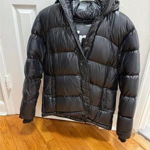 Aritzia Black Super Puff Jacket